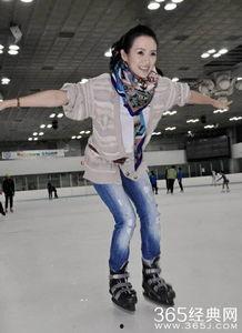 明星练冰,闪耀冰场的璀璨风采